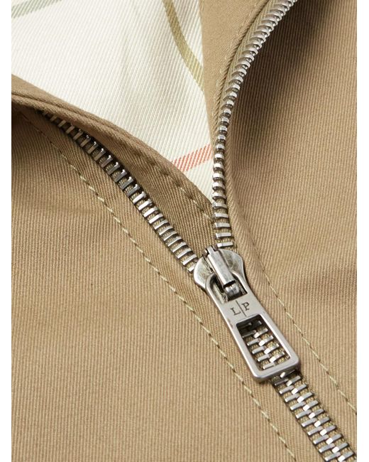 Loro Piana Natural Cotton-gabardine Harrington Jacket for men