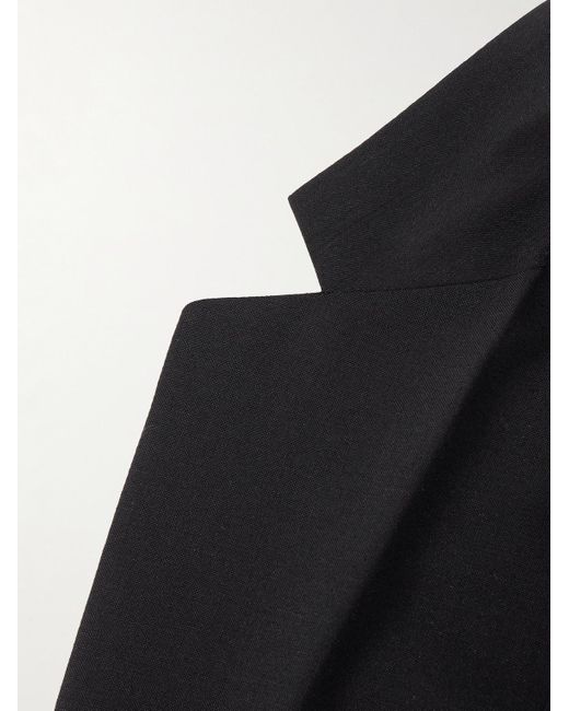 Loewe Doppelreihiges Sakko aus einer Woll-Mohairmischung in Black für Herren