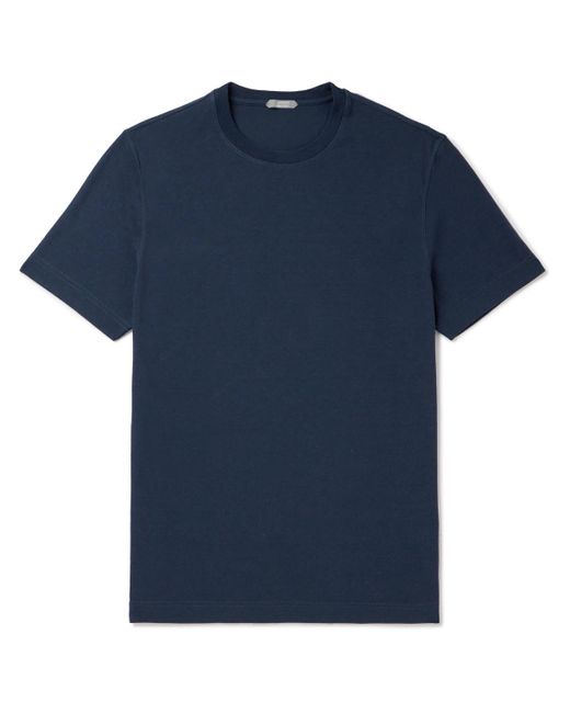 Incotex Blue Zanone Slim-fit Icecotton-jersey T-shirt for men