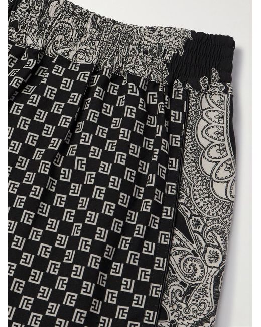 Balmain Black Paris Shorts for men
