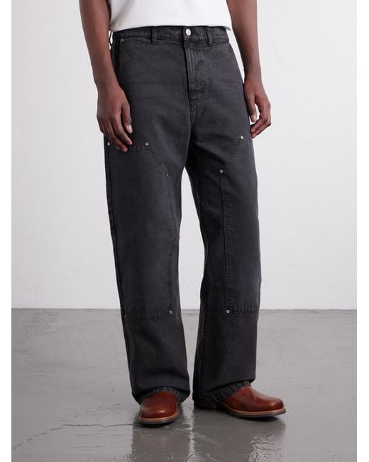 mfpen Blue Wide-leg Jeans for men