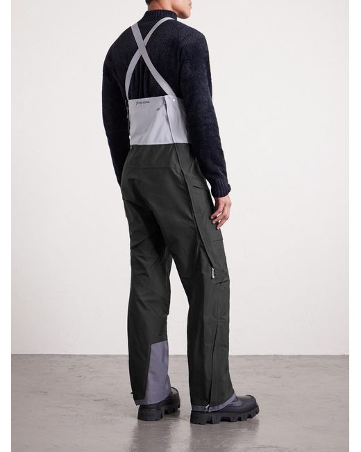 houdini White Rollercoaster Straight-Leg Recycled Ski Salopettes for men