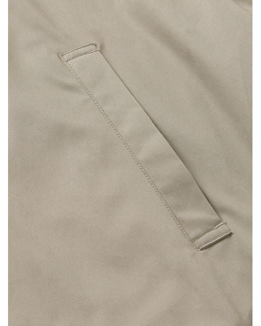 Aimé Leon Dore Blouson aus Baumwoll-Twill mit Logostickerei und Cordbesatz in Gray für Herren