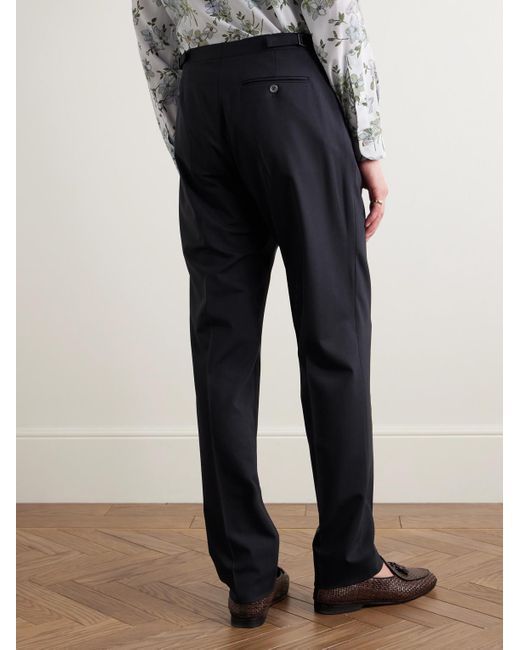 Favourbrook Blue Slim-Fit Wool-Blend Suit Trousers for men