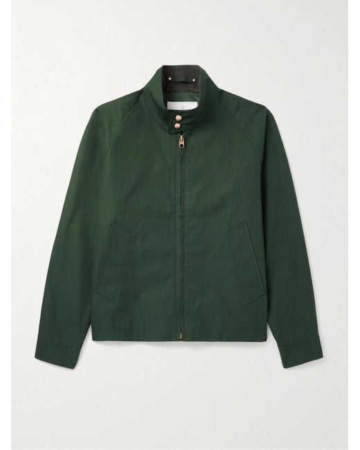 Private White V.c. Harrington-Jacke aus Baumwoll-Ventile® in Green für Herren