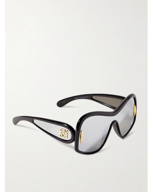 Loewe Black Wave D-frame Acetate Sunglasses for men