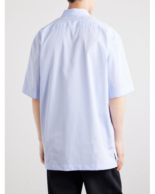 Dries Van Noten White Cassidye Cotton-poplin Shirt for men