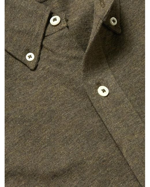 Polo Ralph Lauren Hemd aus "Featherweight"-Mesh mit Button-Down-Kragen und Logostickerei in Green für Herren