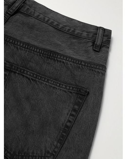 FRAME Black Wide-leg Jeans for men