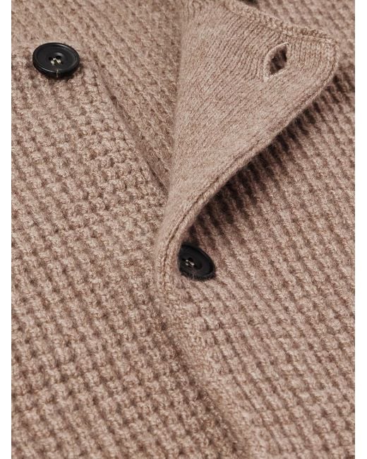Rubinacci Natural Cashmere Cardigan for men