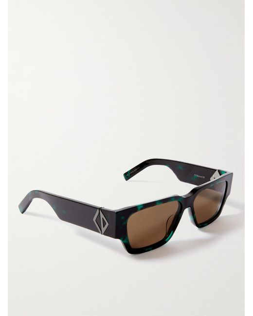 Dior Black Cd Diamond S5i D-frame Tortoiseshell Acetate And Silver-tone Sunglasses for men