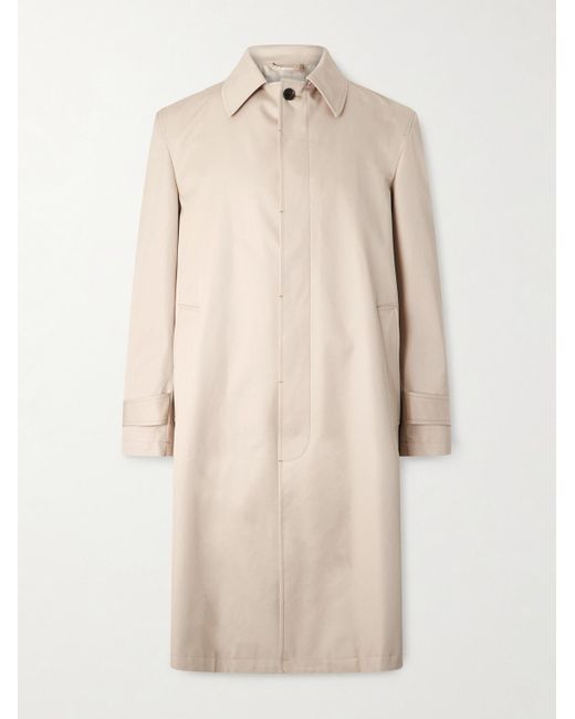 Officine Generale Natural Henrick Cotton-Twill Trench Coat for men