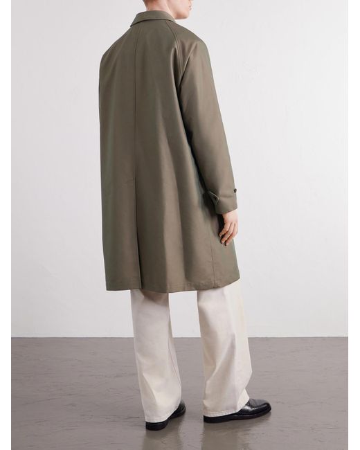 Beams Plus Natural Cotton-Blend Gabardine Trench Coat for men
