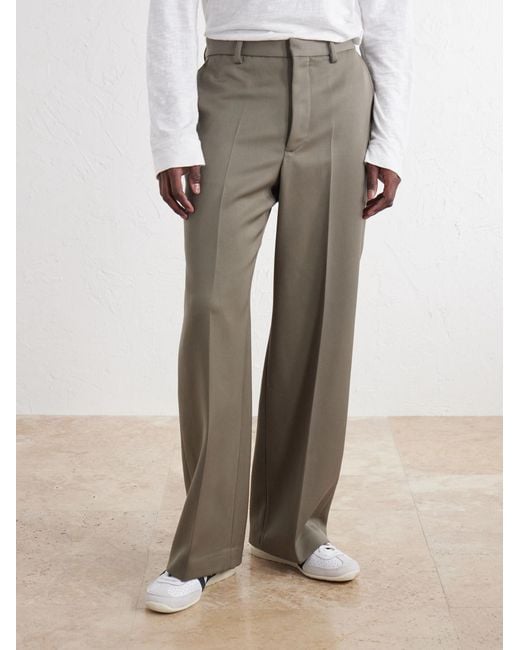 Second Layer Natural Zooty Straight-Leg Wool-Twill Suit Trousers for men