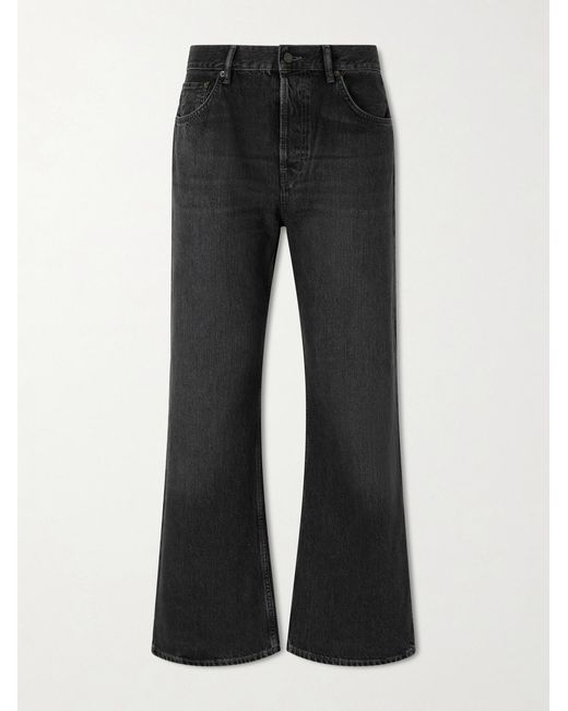 Acne Black Straight-Leg Jeans for men