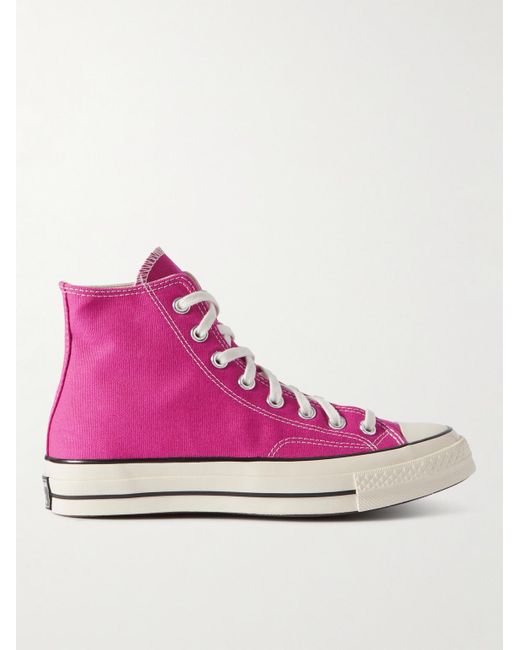 Converse Chuck 70 High-Top-Sneakers aus Canvas in Pink für Herren