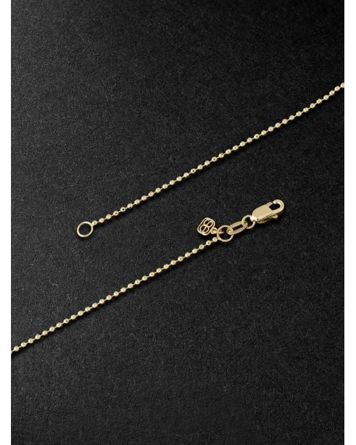 Sydney Evan Black Peace Diamond Pendant Necklace for men
