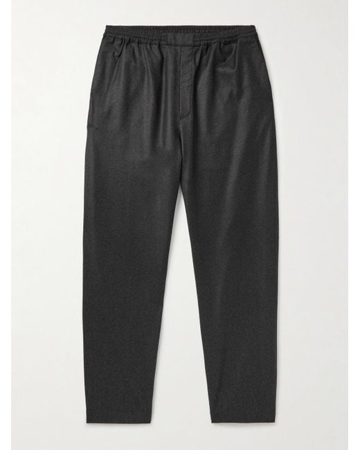 A Kind Of Guise Gray Banasa Tapered Virgin Wool Trousers for men