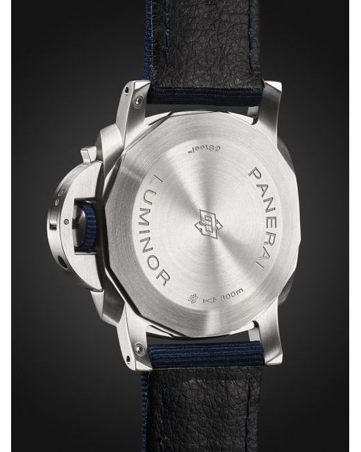 Panerai Blue Luminor Marina Automatic 44Mm Esteel And Recycled Pet Watch, Ref. No. Pam01157 for men