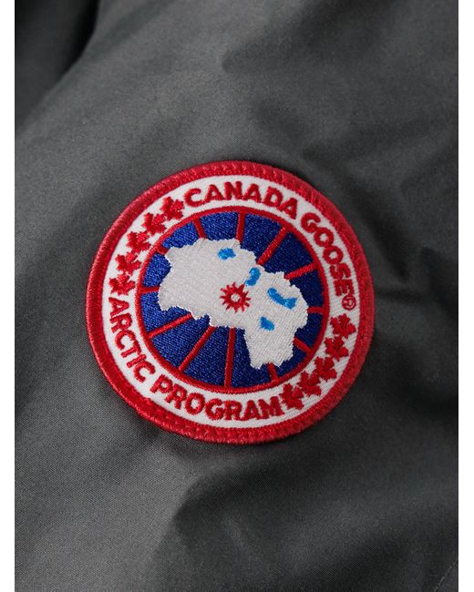 Canada Goose Black Chateau Appliquéd Arctic Tech® Hooded Down Parka for men