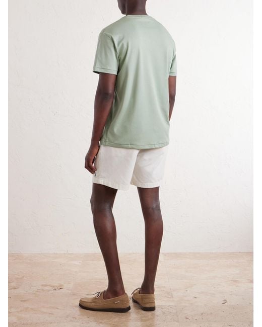 Polo Ralph Lauren Green Logo-embroidered Cotton-jersey T-shirt for men