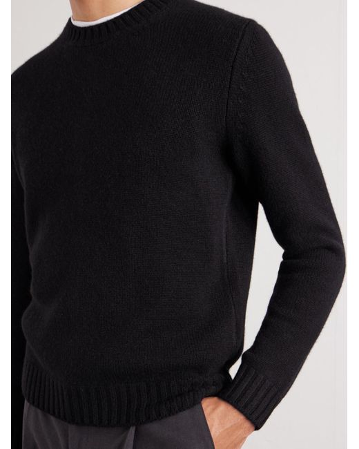 Saman Amel Blue Gio Cashmere Sweater for men