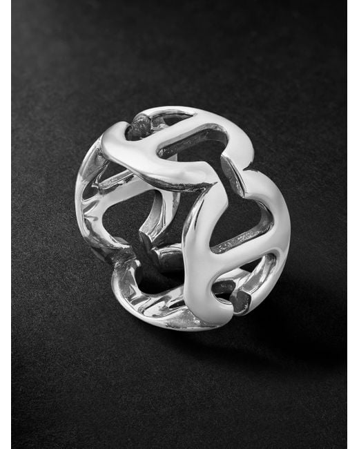 Hoorsenbuhs Black Sterling Silver Ring for men