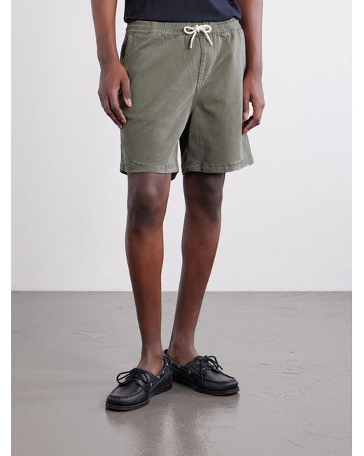 NN07 Gray Gregor Straight-Leg Tencel Lyocell And Lenzing Ecovero-Blend Twill Drawstring Shorts for men