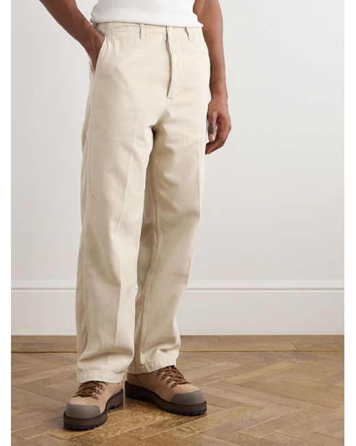 Pantaloni Chino A Gamba Dritta di Visvim in Natural da Uomo