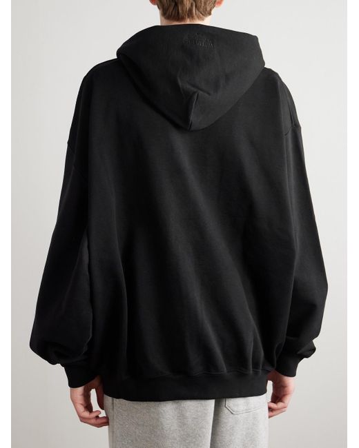 Felpa Oversize di Vetements in Black da Uomo