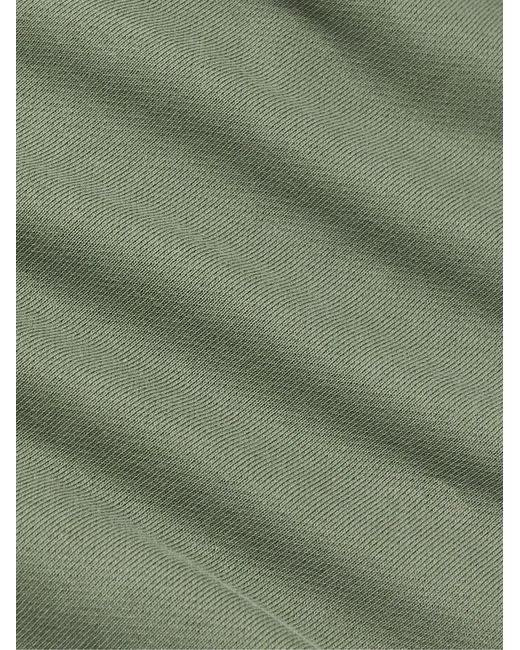 Mr P. Green Cotton-Jersey Hoodie for men