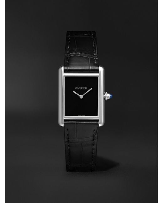 Orologio 33,7 Mm di Cartier in Black da Uomo