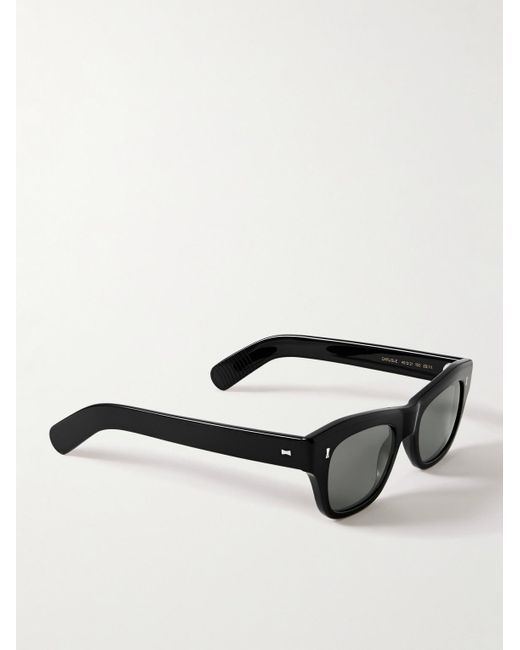 Mr P. Black Cubitts Carlisle D-frame Acetate Sunglasses for men