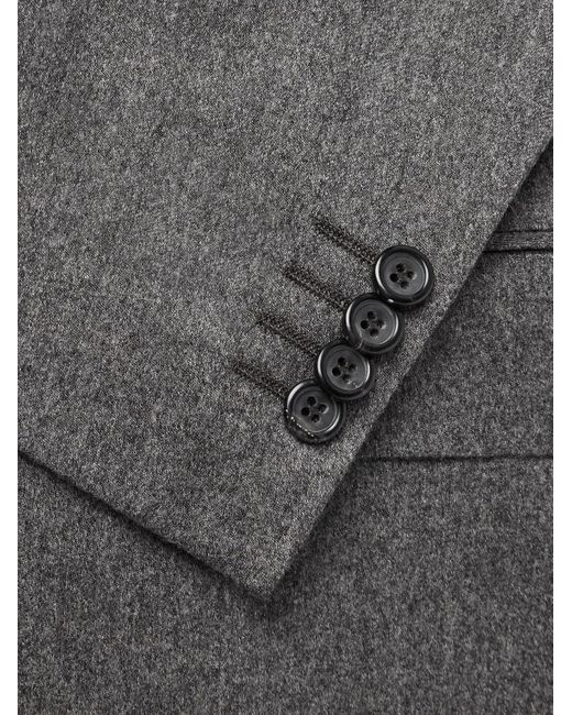 Canali Gray Impeccabile Wool Suit Jacket for men