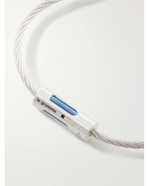Le Gramme Natural 9g Sterling Silver Bracelet for men