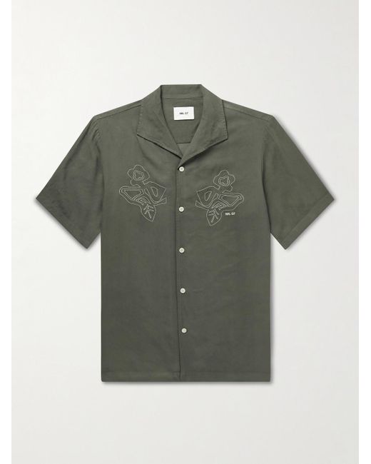 Camicia di NN07 in Green da Uomo