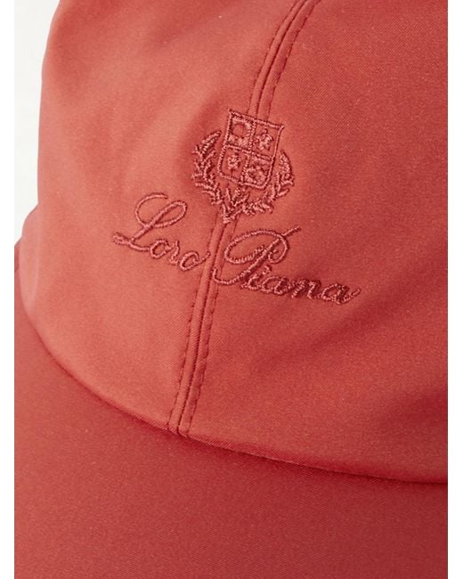 Loro Piana Logo-embroidered Storm System® Shell Baseball Cap for men