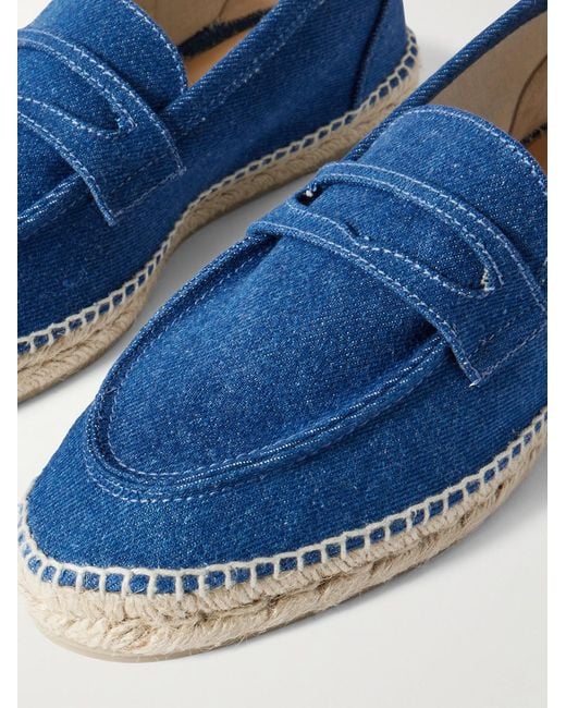 Castaner Blue Nacho Denim Espadrilles for men