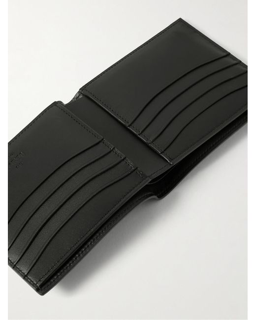 Berluti Black Scritto Venezia Leather Billfold Wallet for men