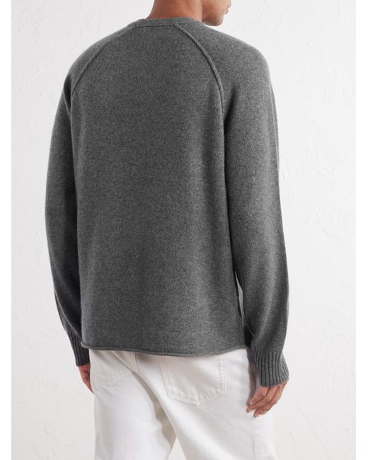 James Perse Gray Cashmere Sweater for men