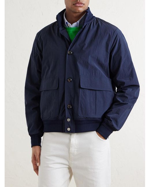 Valstar Blue Ino Shell Bomber Jacket for men