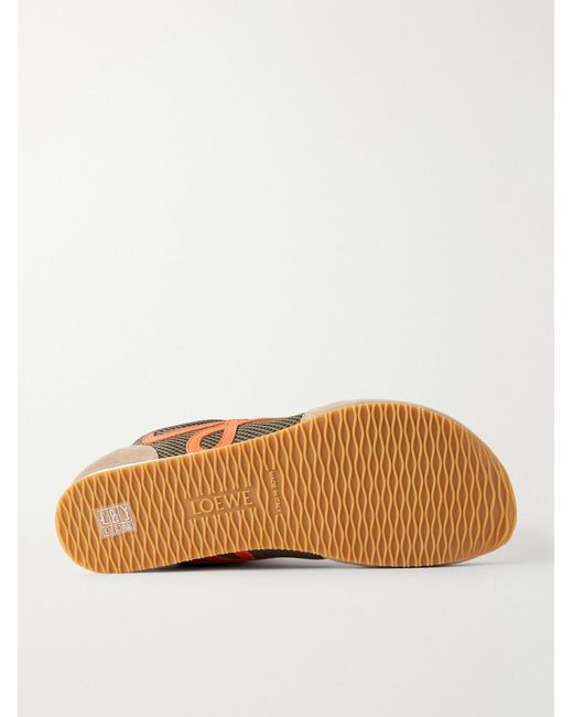 Loewe Green Bellet Runner Mesh Low Top Sneaker for men