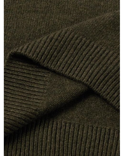 The Elder Statesman Green Cashmere Sweater for men