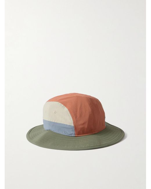 COTOPAXI Green Appliquéd Panelled Recycled-shell Bucket Hat
