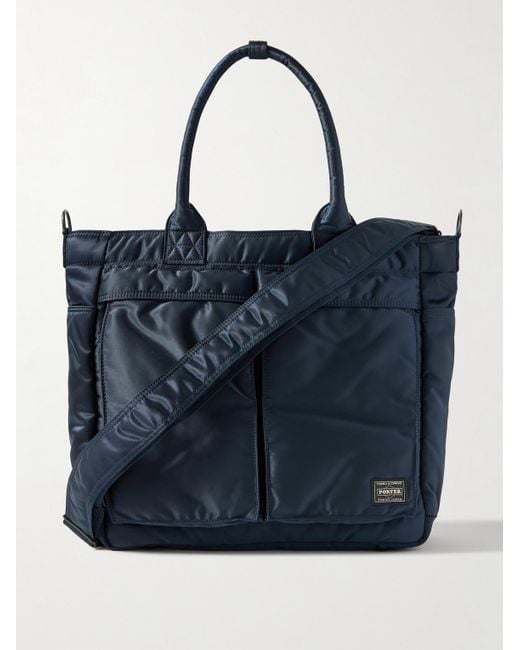 Porter-Yoshida and Co Blue Tanker Nylon-Twill Tote Bag for men