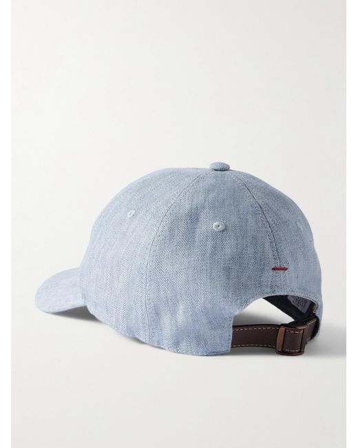 Berretto Da Baseball di Brunello Cucinelli in Blue da Uomo