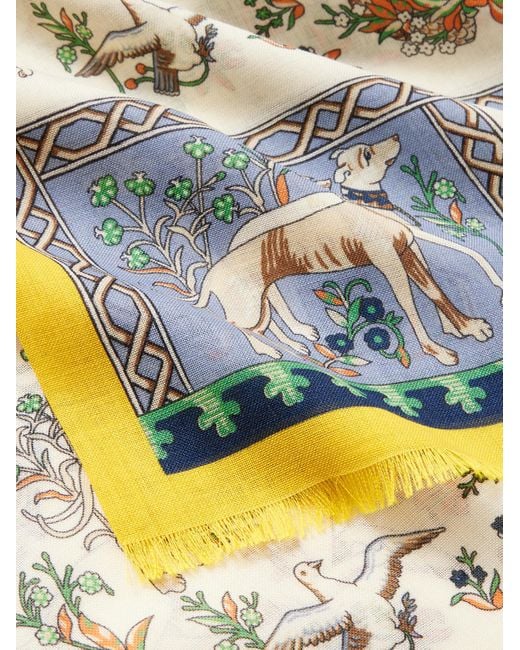 Him Foulard di Drake's in Natural da Uomo