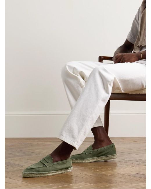 Castaner Green Nacho Canvas Espadrilles for men