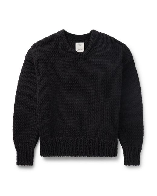 Visvim Black Wool Sweater for men