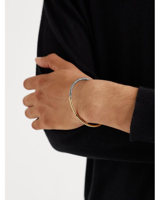 MAOR Black The Equinox 18-Karat And Diamond Bracelet for men